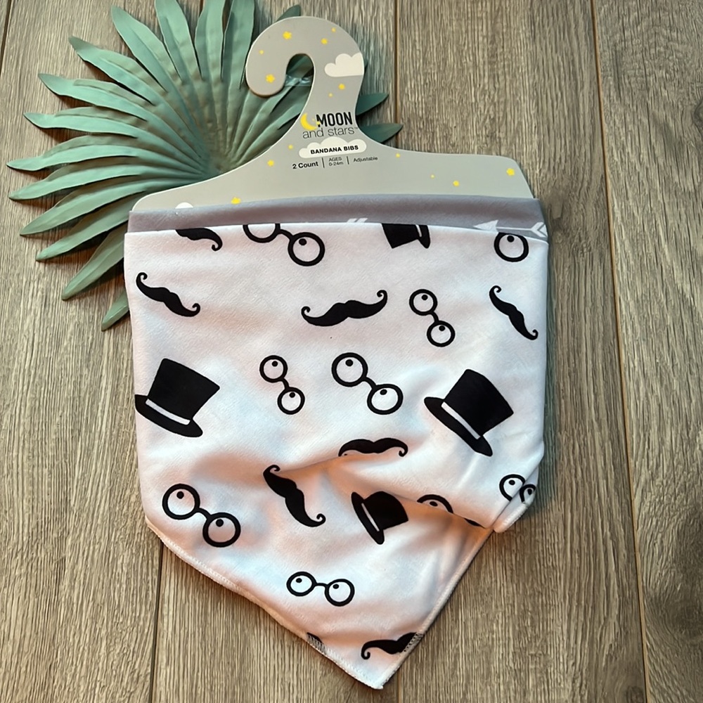 New! Two Bandana Bibs